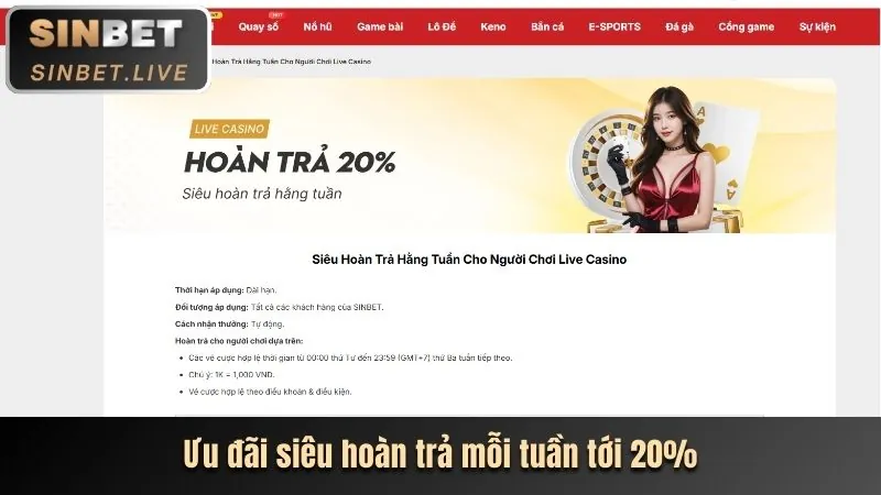 Khuyến mãi Casino Trực Tuyến